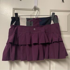 lululemon athletica Purple Skater Mini Skirt